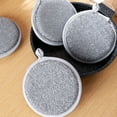 thumbnail image 1 of SOPOTUTU 10pcs Round Non Scratch Dish Scrubber Dishwashing Sponge Silver Cleaning Tool, 1 of 6