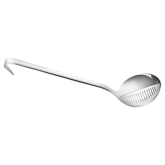 SOPOTUTU Oil Filter Spoon for Kitchen Stainless Steel Holding Soup Spoon 1Set