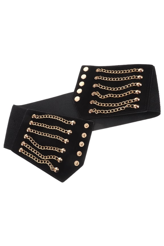 Steampunk Corset in Black Fabric for Women and Celebrations 1Pack