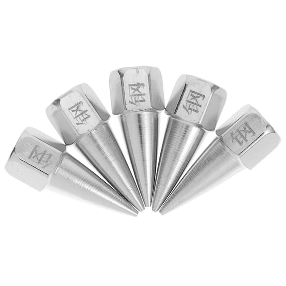 SOPOTUTU Industrial Steel Grease Tip Coupler 5-Pack, Round Standard Size 1.5 x 0.5 x 0.5 Inches for Heavy Duty Use