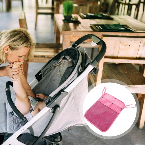 SOPOTUTU Multifunctional Stroller Attachment Linen Large Capacity 1Pack For Infants