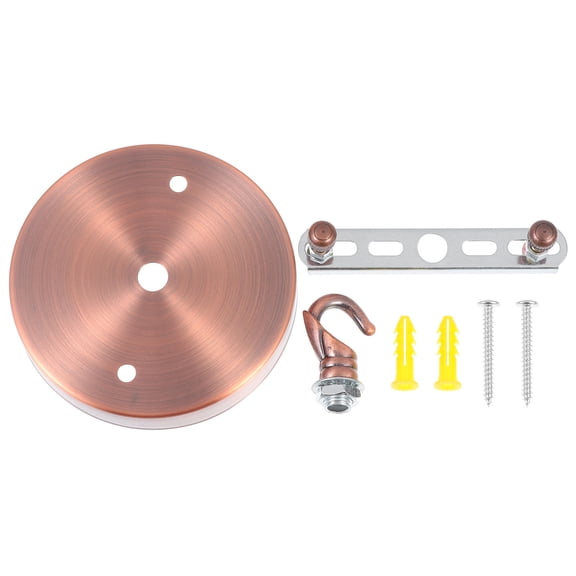 SOPOTUTU Durable Red Ceiling Plate, Rust-Resistant and Easy to Install