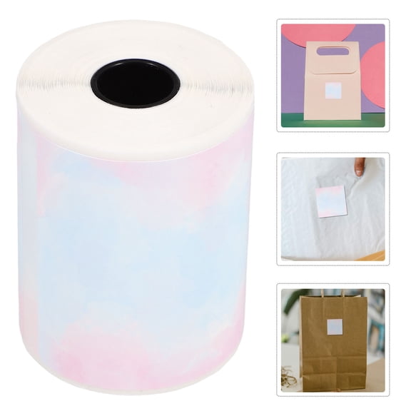 SOPOTUTU White Thermal Label Stickers Clear Easy to Scan for Printer Use