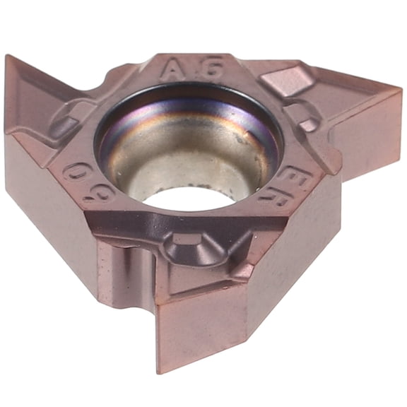 SOPOTUTU Threading Blades for Steel Machining, Stainless Steel Material, Dark Brown Finish