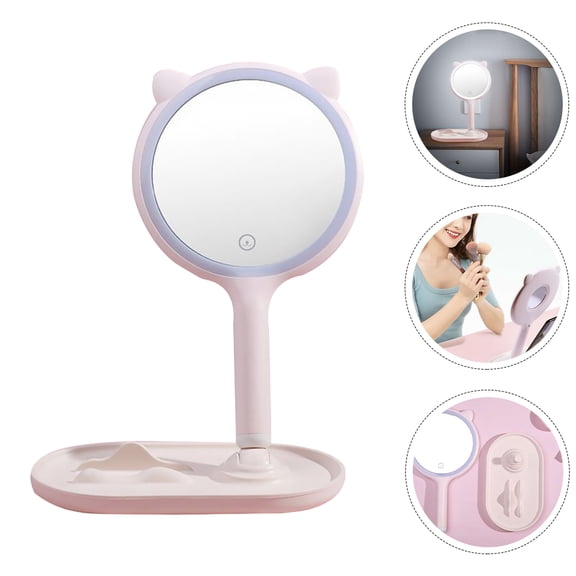 SOPOTUTU LED Lighted Touch Control Makeup Mirror for Entrance Hall - 1 Piece Vanity Mirror