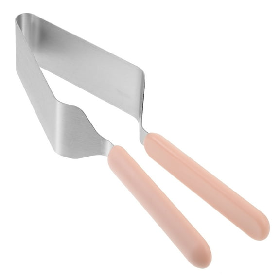 SOPOTUTU Plated Silver Cake Server Tool with Comfortable Handle for Cake Cutting and Serving