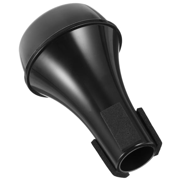SOPOTUTU Black ABS Plastic Trumpet Practice Mute, Compact and Lightweight Trumpet Accessory for Quiet Playing