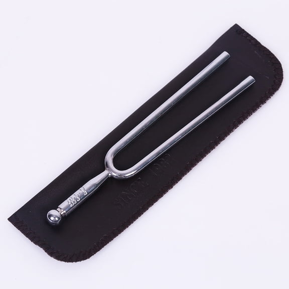 SOPOTUTU Tone Fork Tuning Fork Stainless Steel Silver 1Set 4.8*0.8*0.2in for Travel