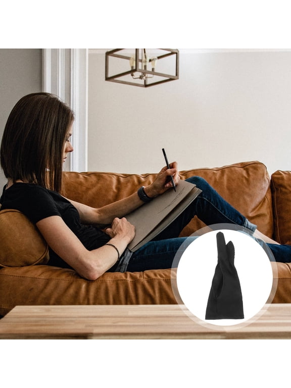Black Nylon Drawing Gloves for Precision Control and Comfortable Fit
