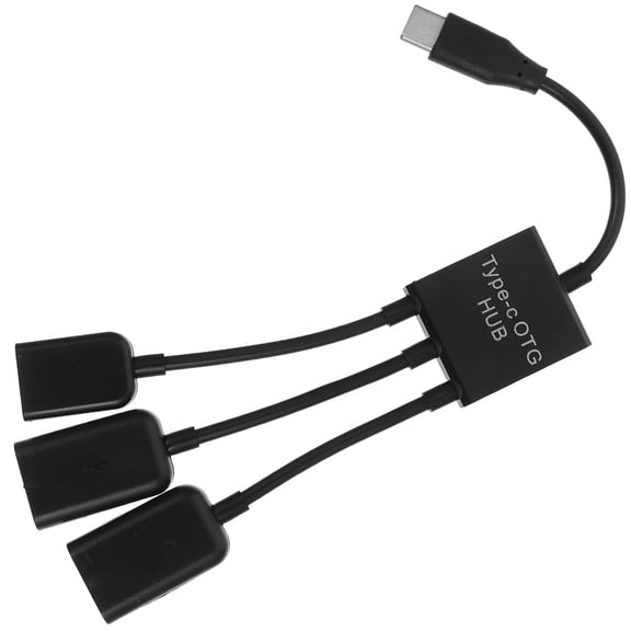 SOPOTUTU usb otg adapter OTG Adapter Cable PVC Tablet Connecting Peripherals 1Pack
