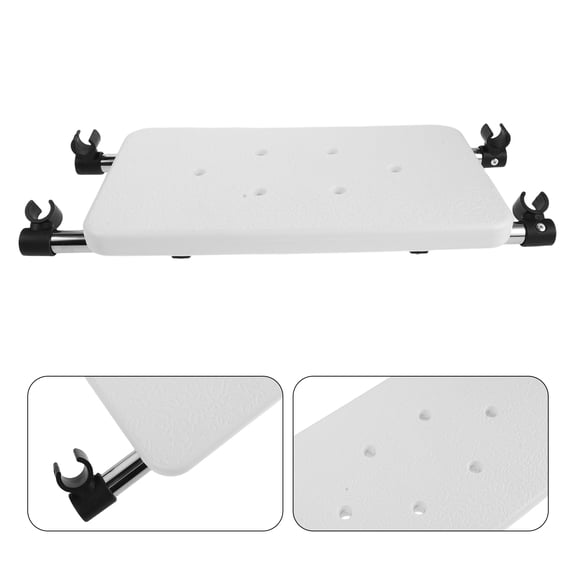 SOPOTUTU Universal Compatible Walker Rest Seat with Drainage Holes for Bathroom and Shower Use