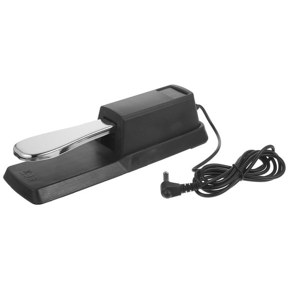 SOPOTUTU Universal Sustain Pedal for Keyboard with Non- Pad, Alloy Build, Compatible with Piano and Electronic Keyboards