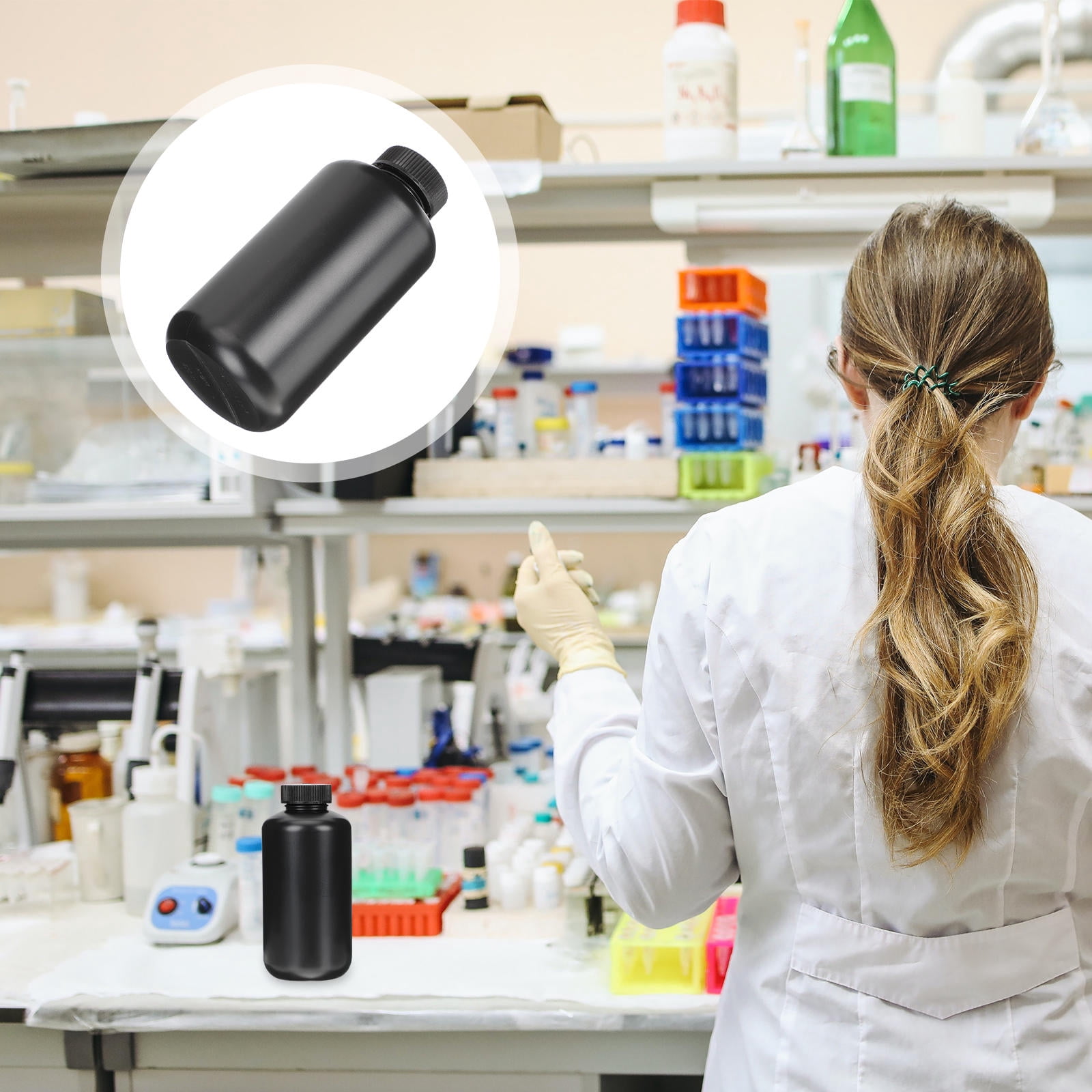 SOPOTUTU Light Proof Packaging Bottle Black Pe 1Pack - Walmart.com