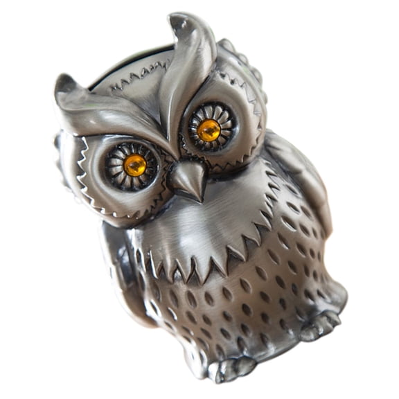 SOPOTUTU Zinc Alloy Coin Bank for Family Dark Brown 1Pc