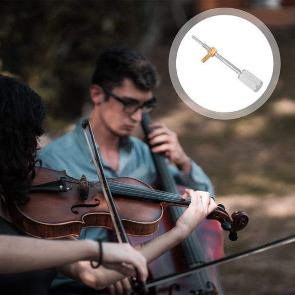 SOPOTUTU Zinc Alloy Violin Bow Frog Screw Replacement Musical Instrument Part for Violin Accessories