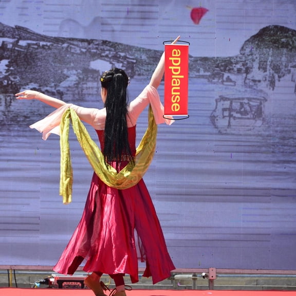 SOPOTUTU Red Retractable Applause Banner Party Prop for Birthday Celebrations Wedding and Bachelorette Parties
