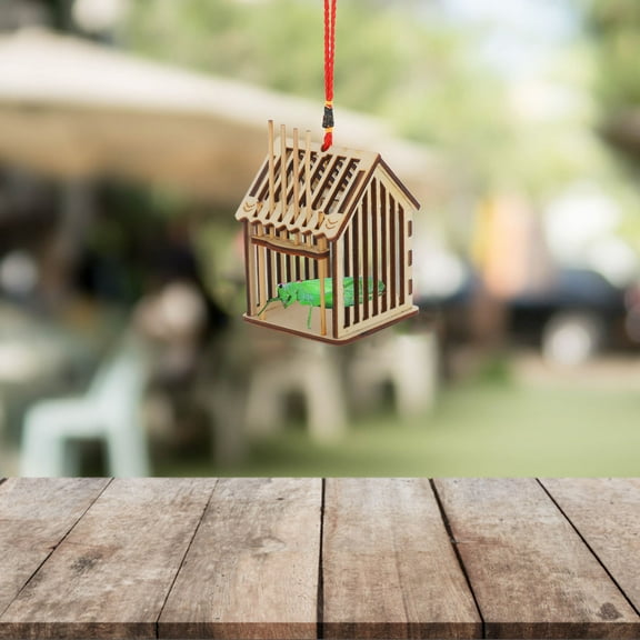 SOPOTUTU Wooden Insect Cage for Cricket Breeding Outdoor Use Multi-Purpose Wood Habitat 1 Piece