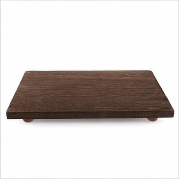 SOPOTUTU Wooden Reed Diffuser Stand Light Brown Multi Purpose Tray for Bathroom Vanity and Modern Farmhouse Decor