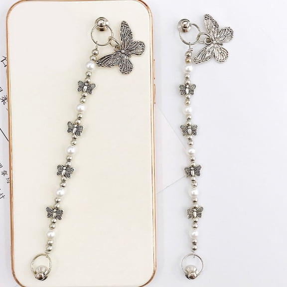 SOPOTUTU Alloy Butterfly Phone Charm for Stylish and Decoration Compatible with Most Smartphones