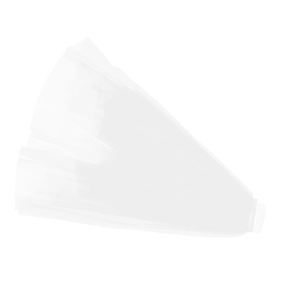 SOPOTUTU Soft White Bridal Lace Veil with Built in Comb for Comfortable Wedding Style