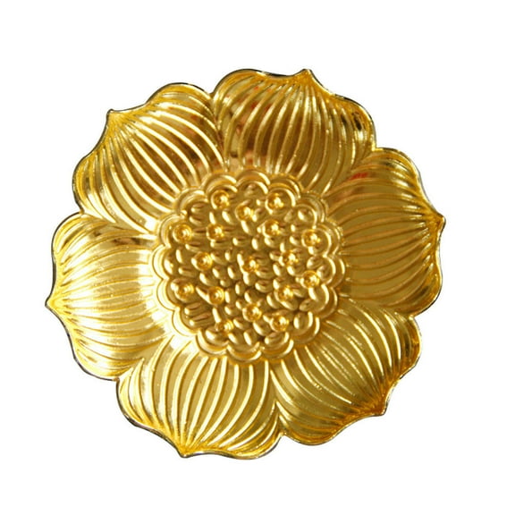 SOPOTUTU Golden Copper Metal Coaster, Prevent Table Burns, Ideal for Kitchen