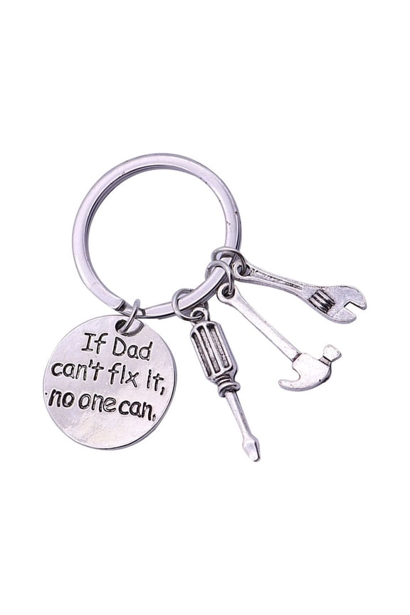 Keychain for Father, 1 Set Novelty Key with Unique Design, Perfect Gift for Dad