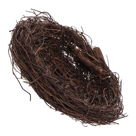 SOPOTUTU Artificial Bird Nest with Vine Decoration for Indoor Home Decor, Perfect Gift for Bird , 1 Set