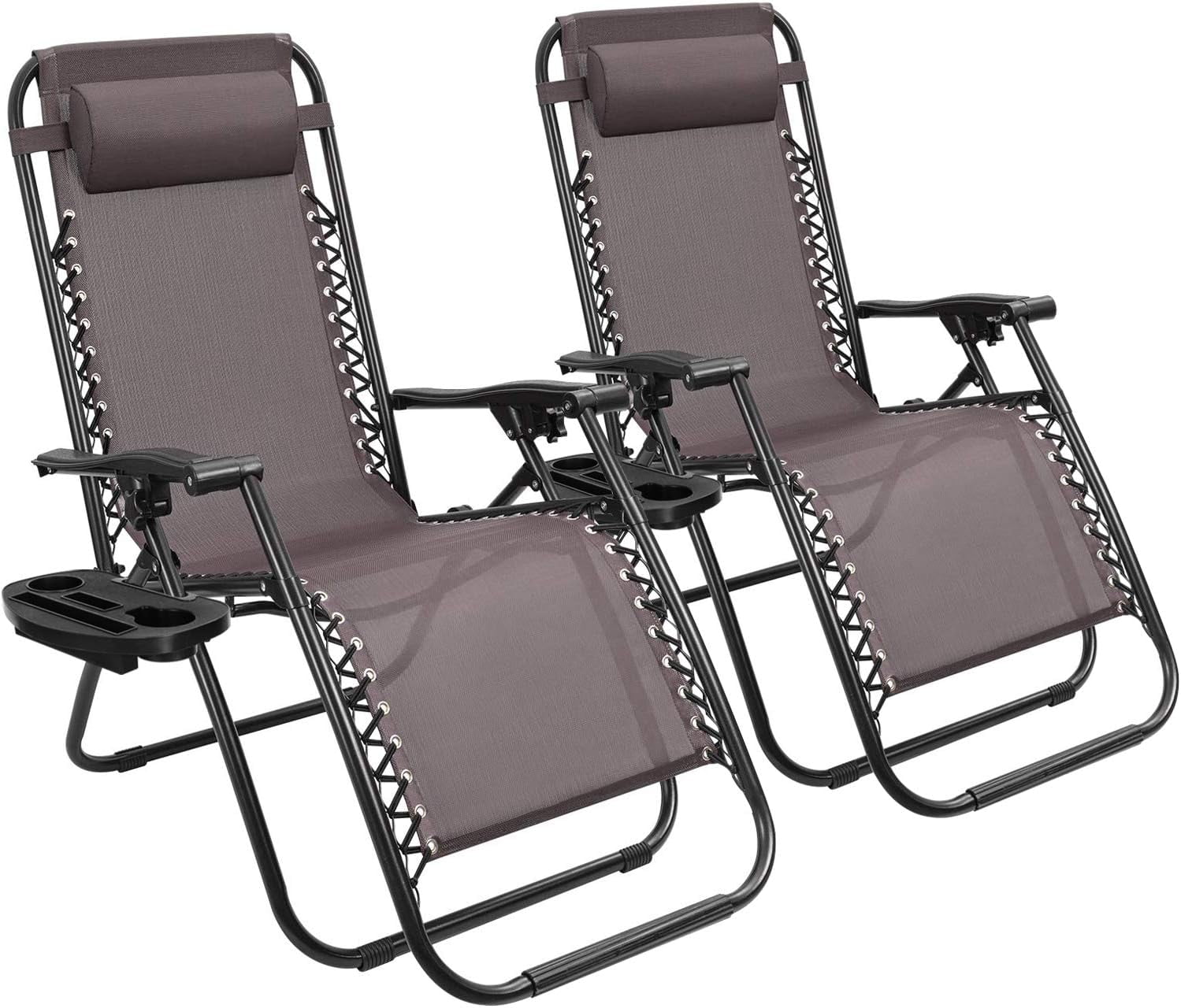 SOPTY Patio Zero Gravity Chair Outdoor Folding Adjustable Reclining ...