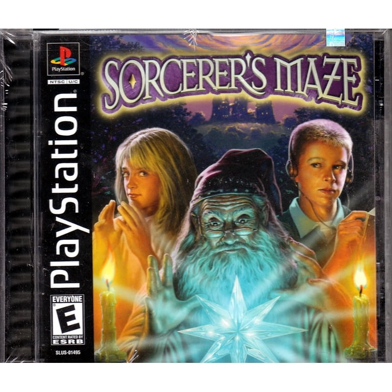 Sorcerer's Maze – PlayStation Puzzle Adventure Game (CD-ROM)