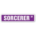 thumbnail image 1 of SORCERER Street Sign magician wizard sorceror magic | Indoor/Outdoor |  36" Wide, 1 of 5