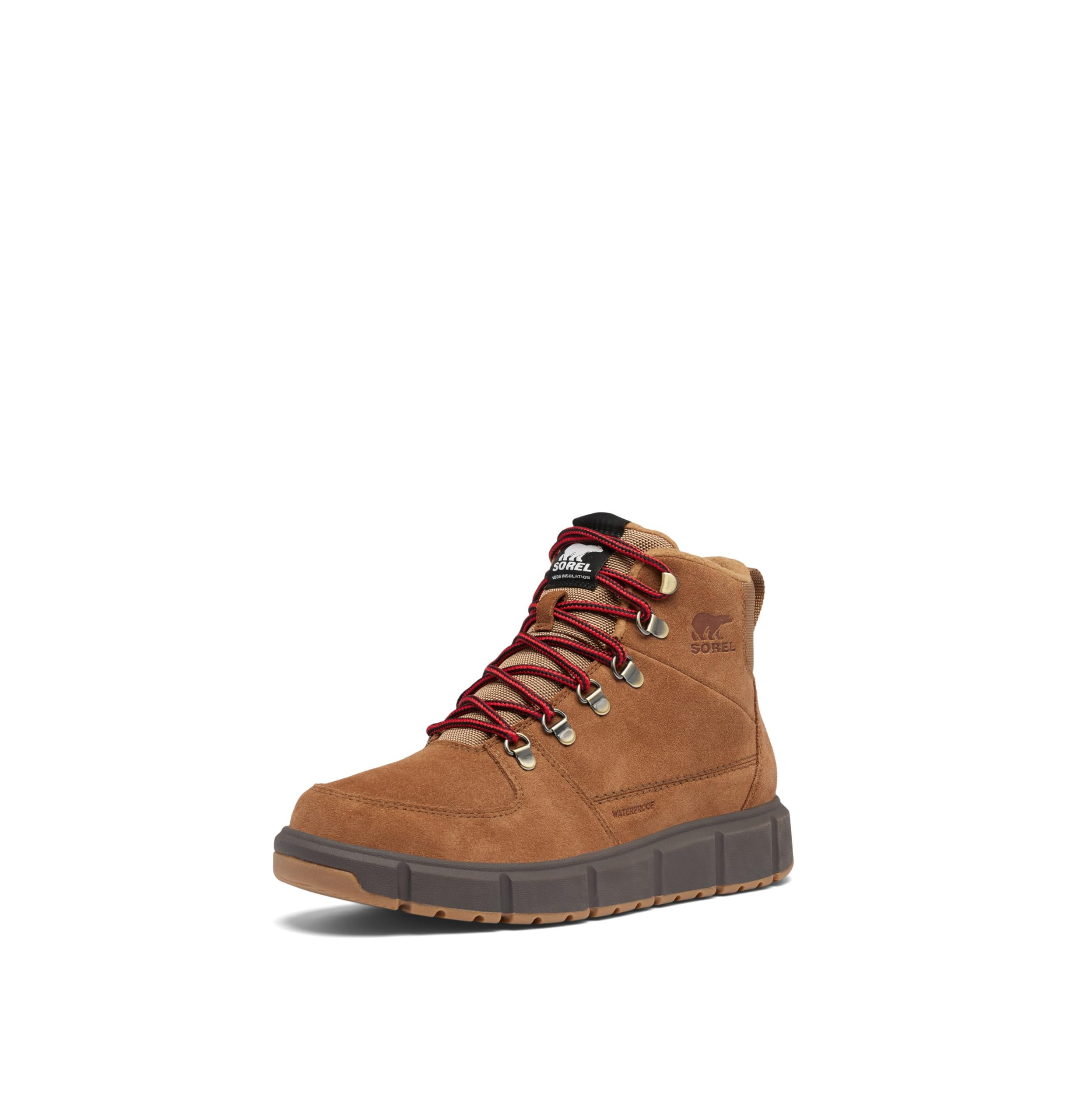 Sorel Men\'s Rugged Brown and Black Boots with Red Trim Amazon.com | Sorel Men main image 2
