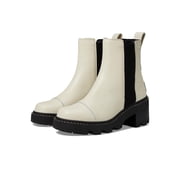 SOREL Womens Joan Now Chelsea Boot - Chalk, Black - 7.5