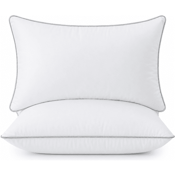 Sormag 12x20 Pillow Inserts 2 Pack, Hypoallergenic Lumbar Throw Decorative Insert Set of 2, Fluffy Stuffer Filler Pillow for Bed, Sofa Couch