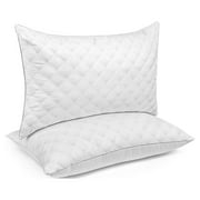SORMAG Bed Pillows for Side Sleeper Queen Size Pillows for Bed Set of 2 Cooling Hotel Gusseted Pillows for Sleeping Down Alternative Filling Luxury Soft Supportive Plush Pillows 2 Pack 20 x 30 Inches