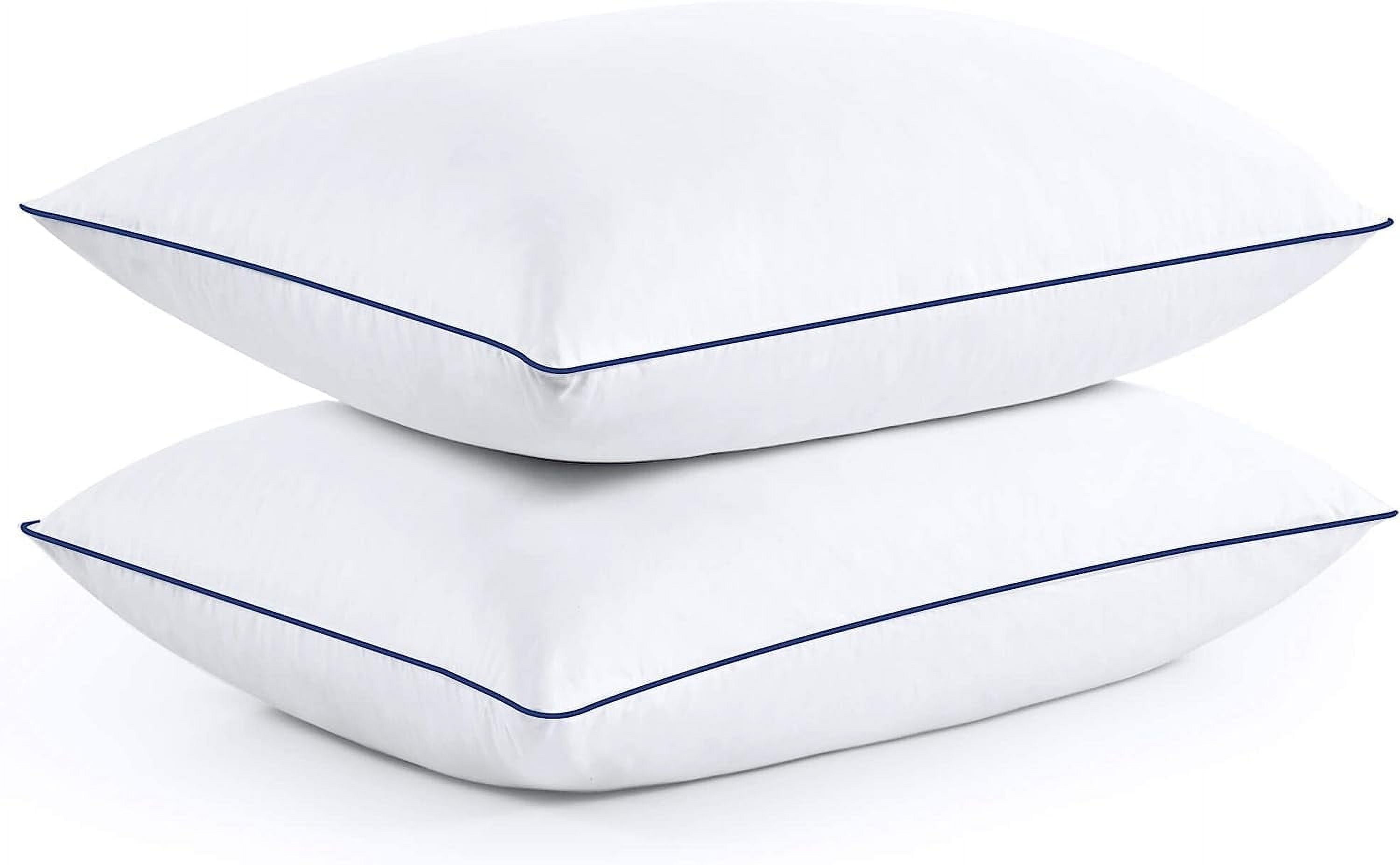 SORMAG Hypoallergenic Bed Pillows Standard Size Soft Supportive Hotel Set of 2 Suitable for All Sleepers Walmart