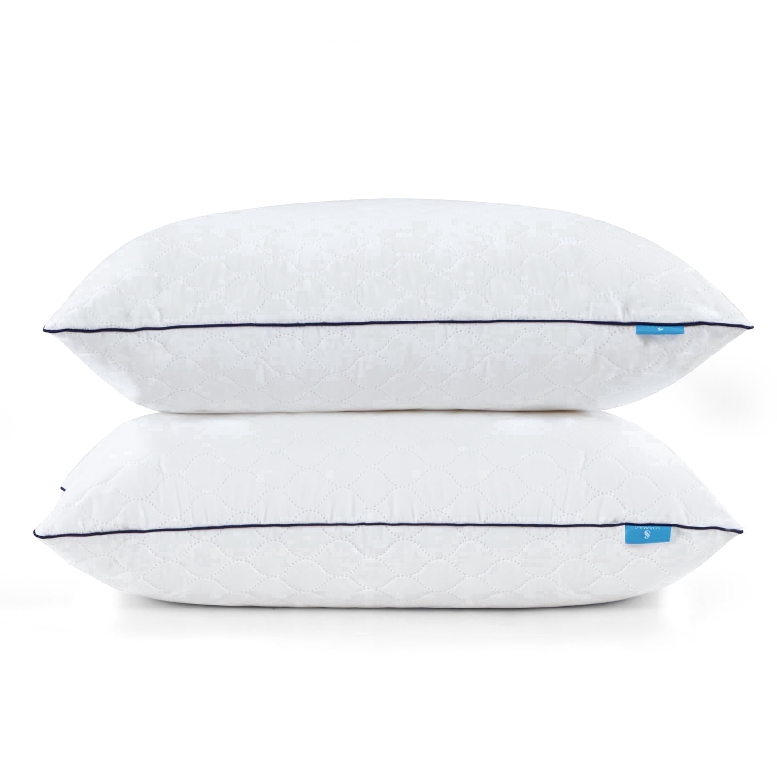 SORMAG Bed Pillows for Sleeping Queen Size 20" x 30" Hypoallergenic Pillow for Side and Back Sleeper Soft Supportive Hotel Collection Pillows Set of 2 Pack Down Alternative Pillow for Bed