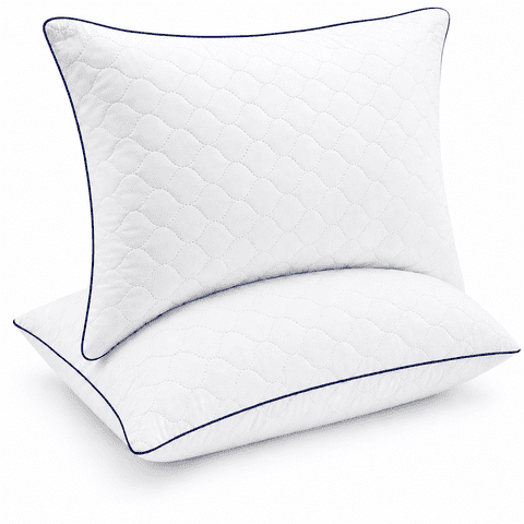 SORMAG Bed Pillows for Sleeping Queen Size 20" x 30" Hypoallergenic Pillow for Side and Back Sleeper Soft Supportive Hotel Collection Pillows Set of 2 Pack Down Alternative Pillow for Bed