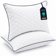 SORMAG Bed Pillows for Sleeping Standard Size 20" x 26" Hypoallergenic Pillow for Side and Back Sleeper Hotel Collection Pillows Set of 2 Pack Down Alternative 