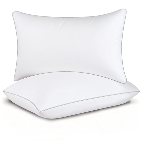 SORMAG Pillows Standard Size Set of 2, Bed Pillows for Side and Back Sleepers, Soft Down Alternative Pillows, Hotel Quality and Machine Washable