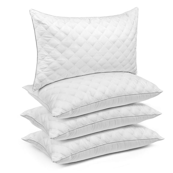 SORMAG Queen Pillows Set of 4,Bed Pillows 4 Pack,Hotel Collection Down Alternative Pillows 20 x 30 inches