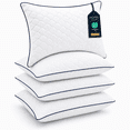 thumbnail image 1 of SORMAG Standard Pillows Set of 4,Bed Pillows 4 Pack,Hotel Collection Down Alternative Pillows 20 x 26 inches, 1 of 9