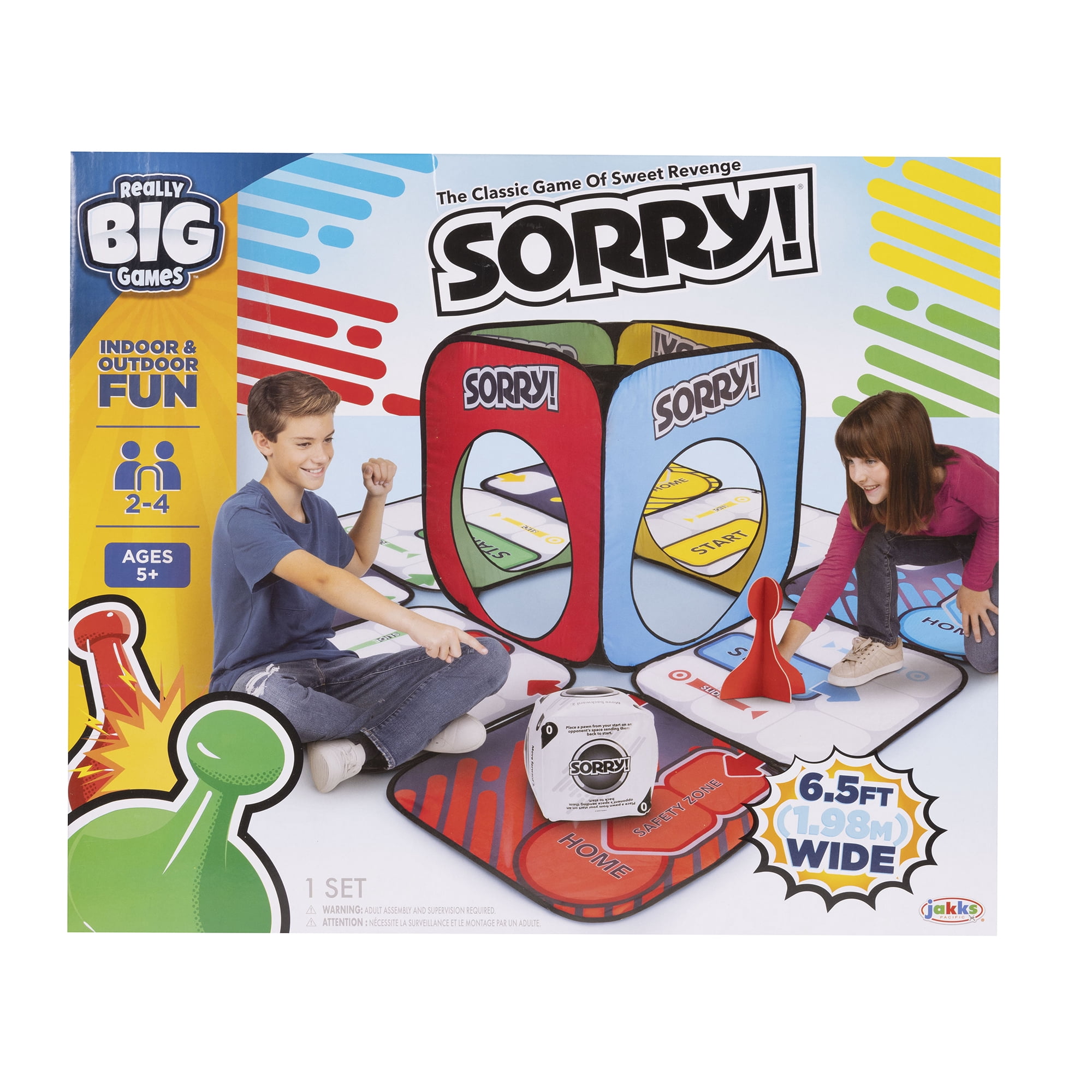 Really Big Hasbro's Game of Sorry Twist and Fold Play Tent For Indoor ...