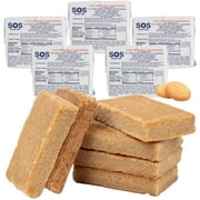 SOS Food Lab Emergency Food Bar - 2400 Calorie Ration 5 Pack Shortbread Cookie - 2 Day/48 Hour Ready to Eat Supply for Camping, Hiking, Disaster Preparedness - 5 Year Shelf Life