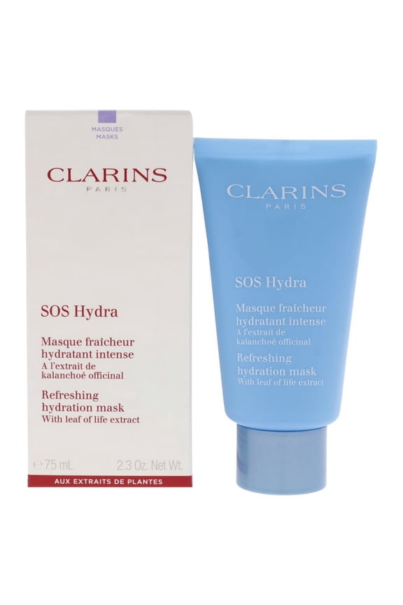 SOS Hydra Refreshing Hydration Mask by Clarins for Women - 2.3 oz Mask