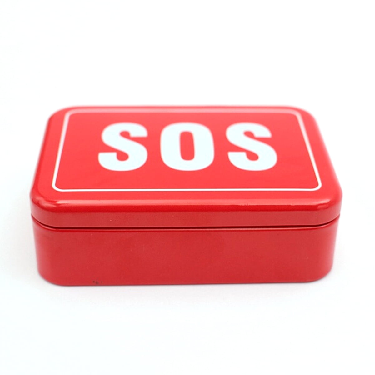 BESTOYARD Practical Red Sos Outdoor Survival Box for Emergency Tool ...