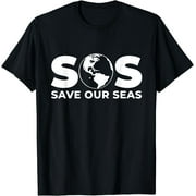 SOS Save The Sea, Ocean Conservation T-Shirt