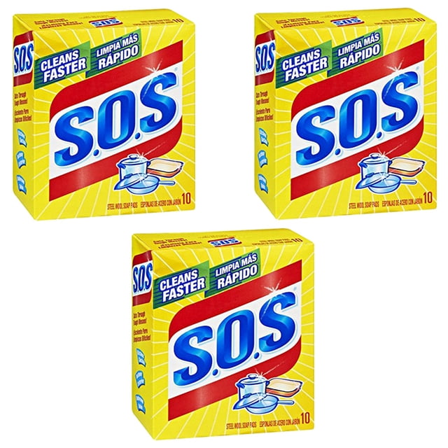 SOS Soap Pads (Pack of 3)