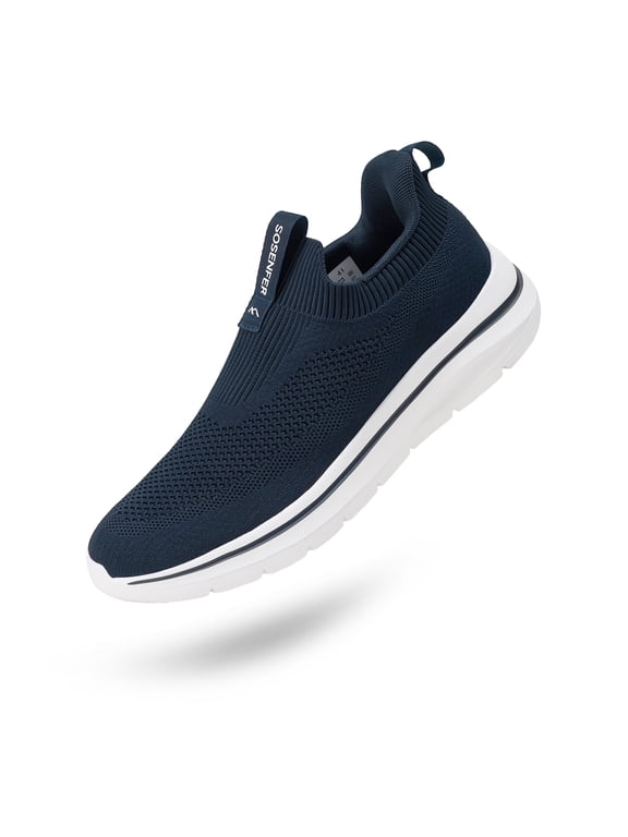 Men's Hands Free Slip On Walking Shoes Breathable Lightweight Running Sneakers