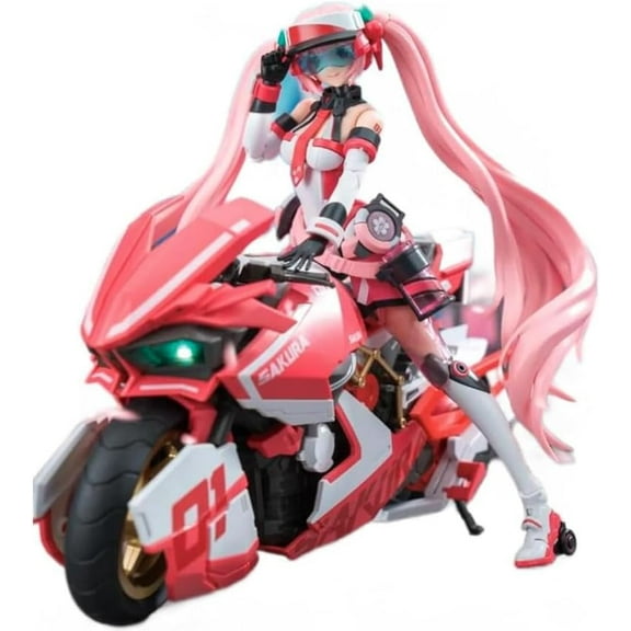 SOSKILL SSK-MIKU0 Sakura Miku Pink Sound Blast | 1/12 Scale Articulated Mecha Girl Model Kit