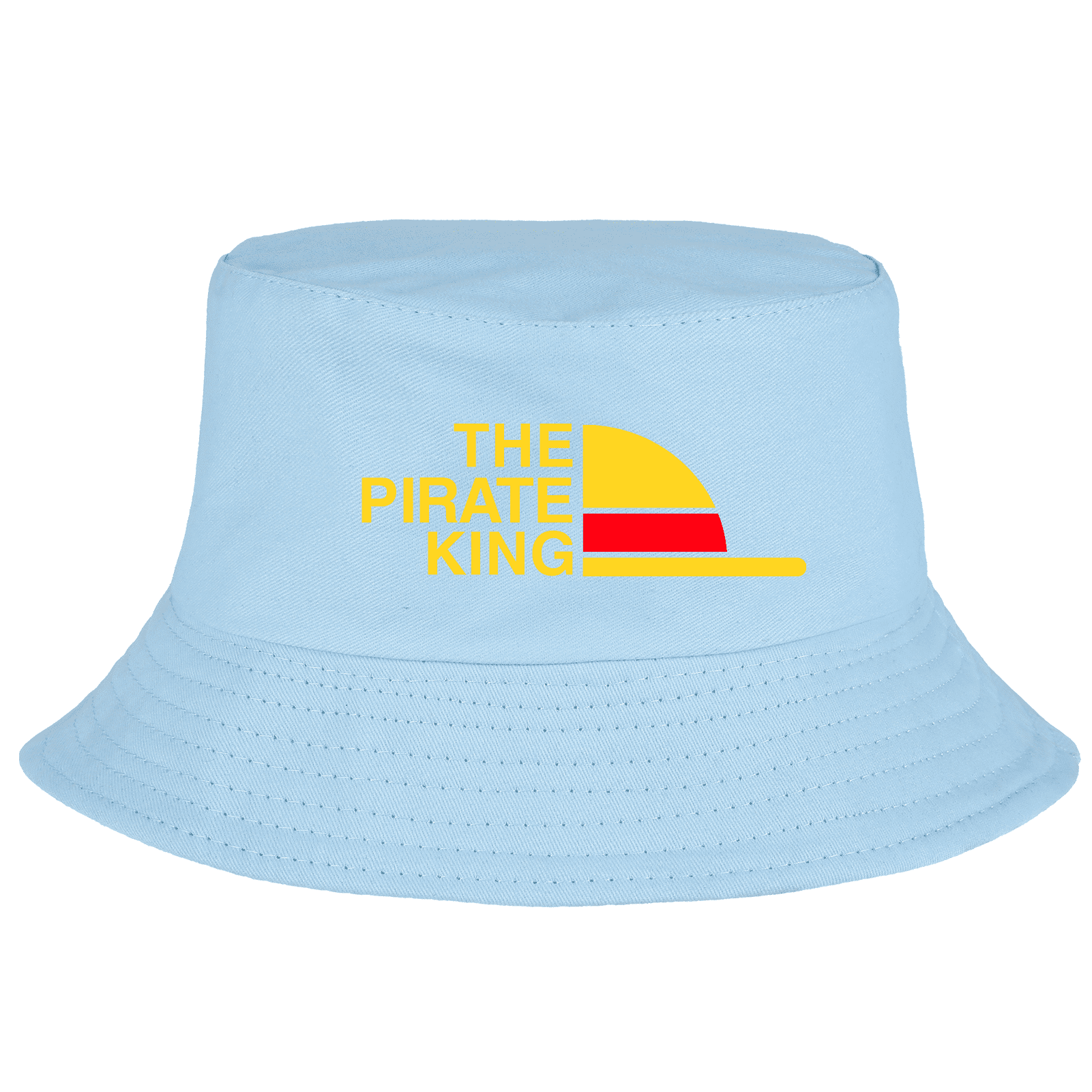 SOSPIRO Anime One Piece Hat Unisex Anime Print Bucket Hat Outdoor Fishing  Hunting Camping Fisherman Panama Sun Caps(Light Blue) 